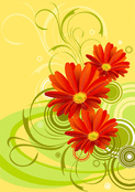 Fleurs rouges pour un doux r&eacute;confort